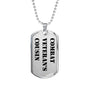 Combat Veteran's Cousin - Luxury Dog Tag Necklace
