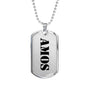 Amos - Luxury Dog Tag Necklace