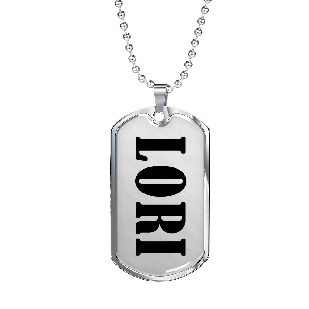Lori v01 - Luxury Dog Tag Necklace