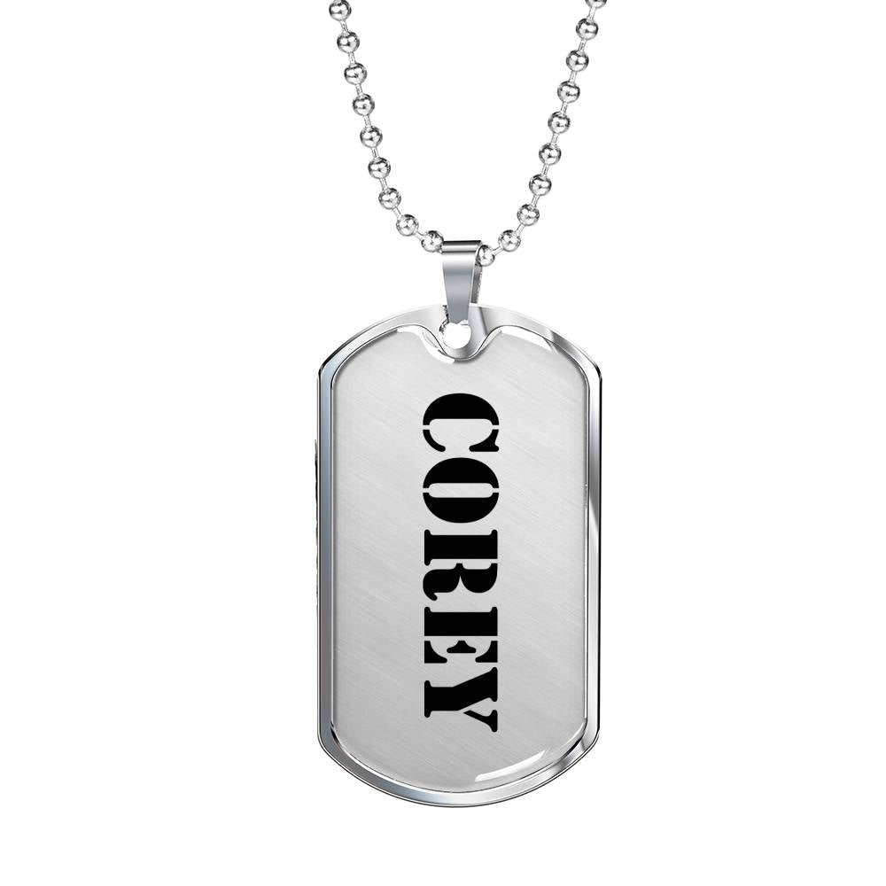 Corey - Luxury Dog Tag Necklace