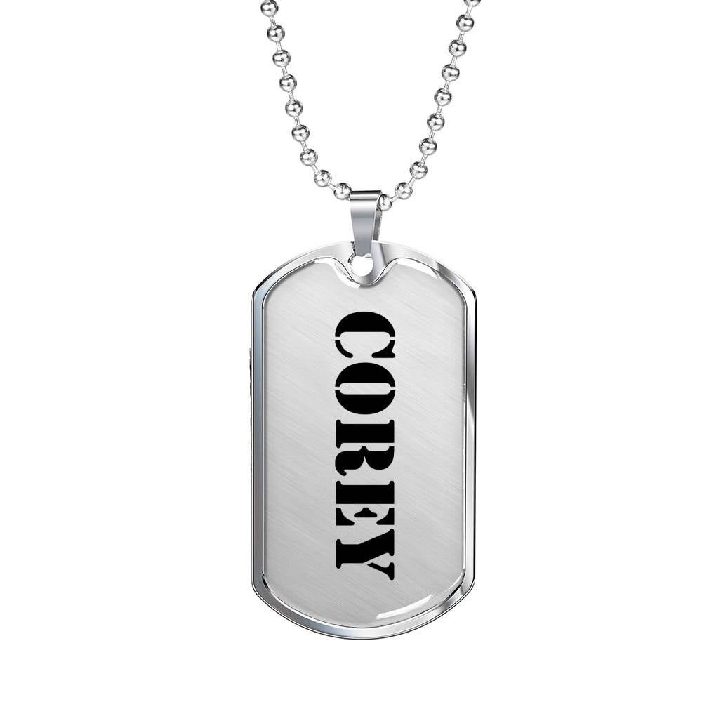 Corey - Luxury Dog Tag Necklace
