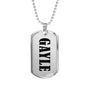 Gayle v01 - Luxury Dog Tag Necklace