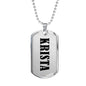 Krista v01 - Luxury Dog Tag Necklace