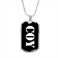 Coy v3 - Luxury Dog Tag Necklace