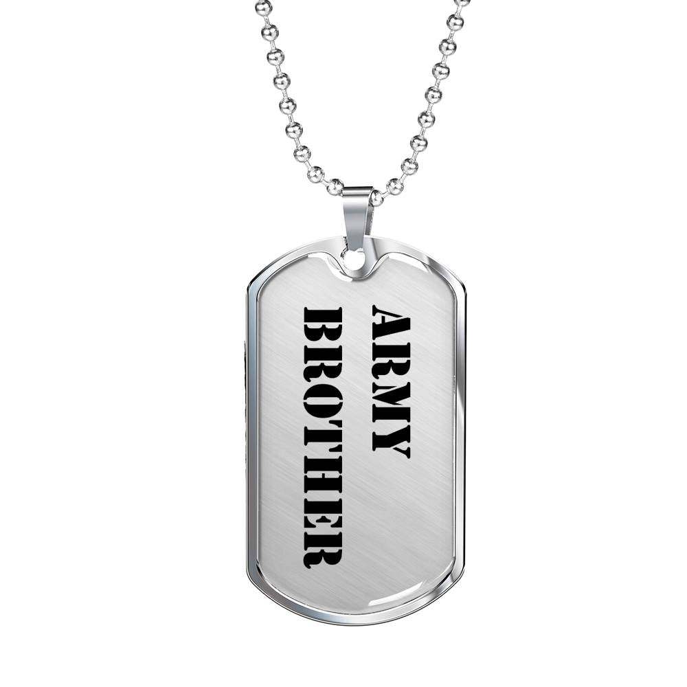 Army Brother - Luxury Dog Tag Necklace