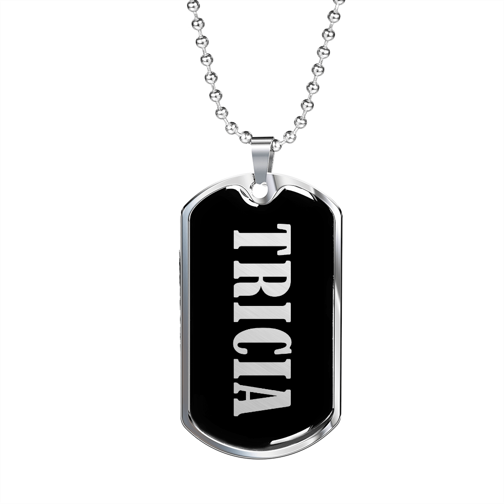 Tricia v02 - Luxury Dog Tag Necklace