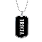Tricia v02 - Luxury Dog Tag Necklace