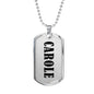 Carole v01 - Luxury Dog Tag Necklace