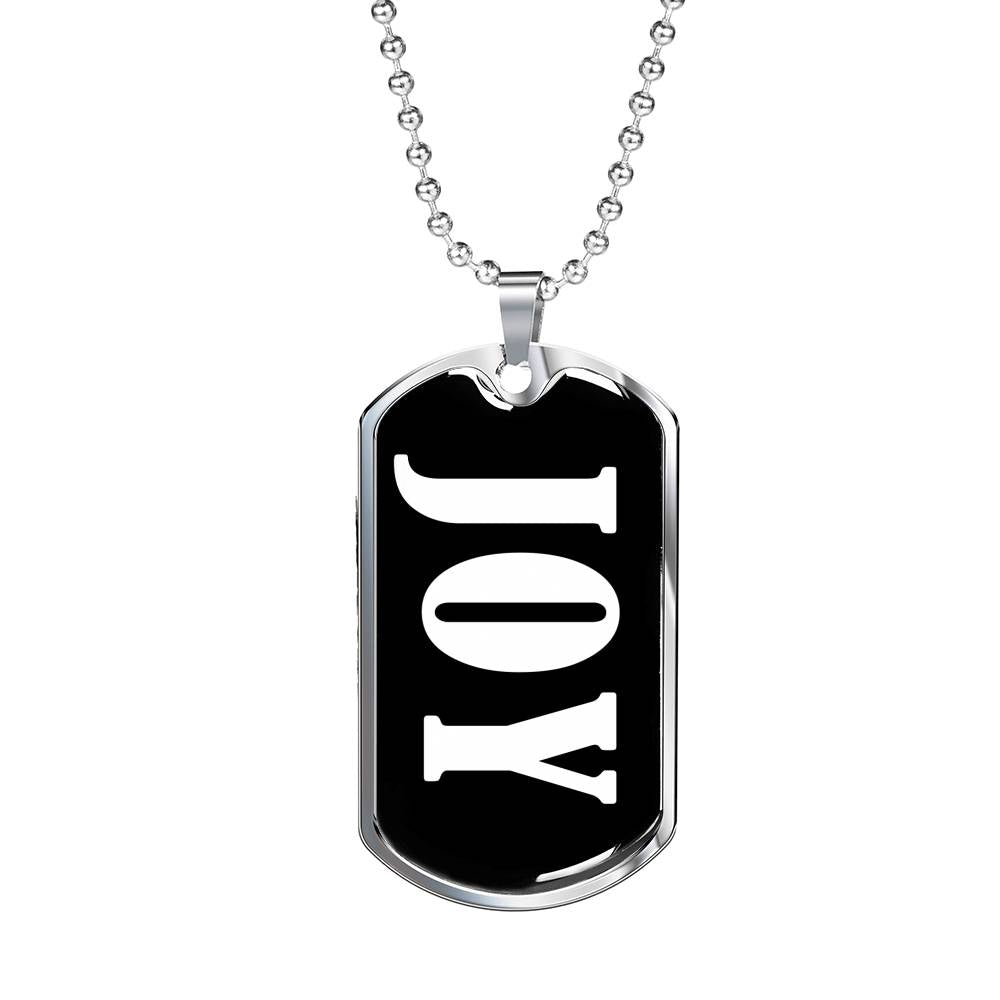 Joy v02 - Luxury Dog Tag Necklace