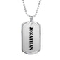 Jonathan - Luxury Dog Tag Necklace