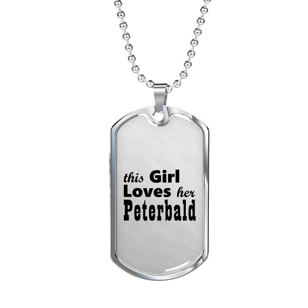Peterbald - Luxury Dog Tag Necklace