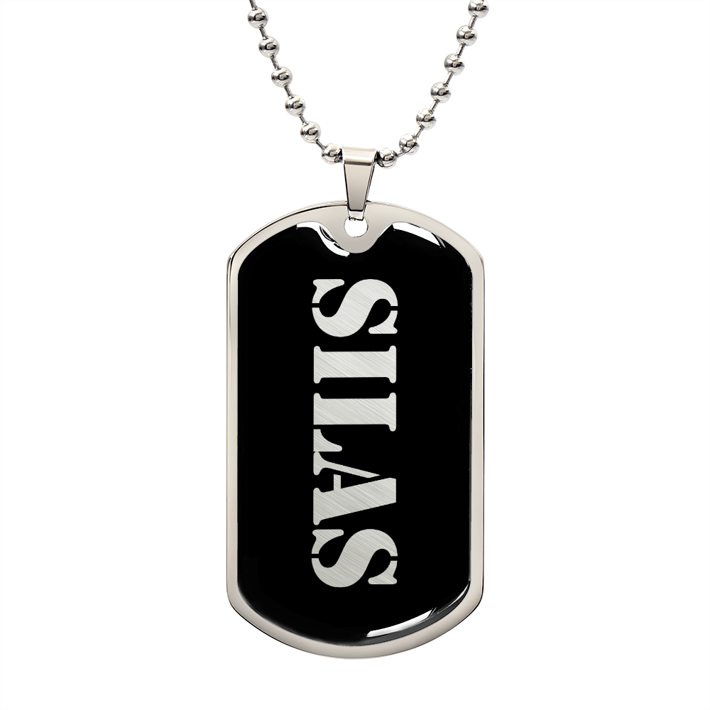 Silas v2 - Luxury Dog Tag Necklace