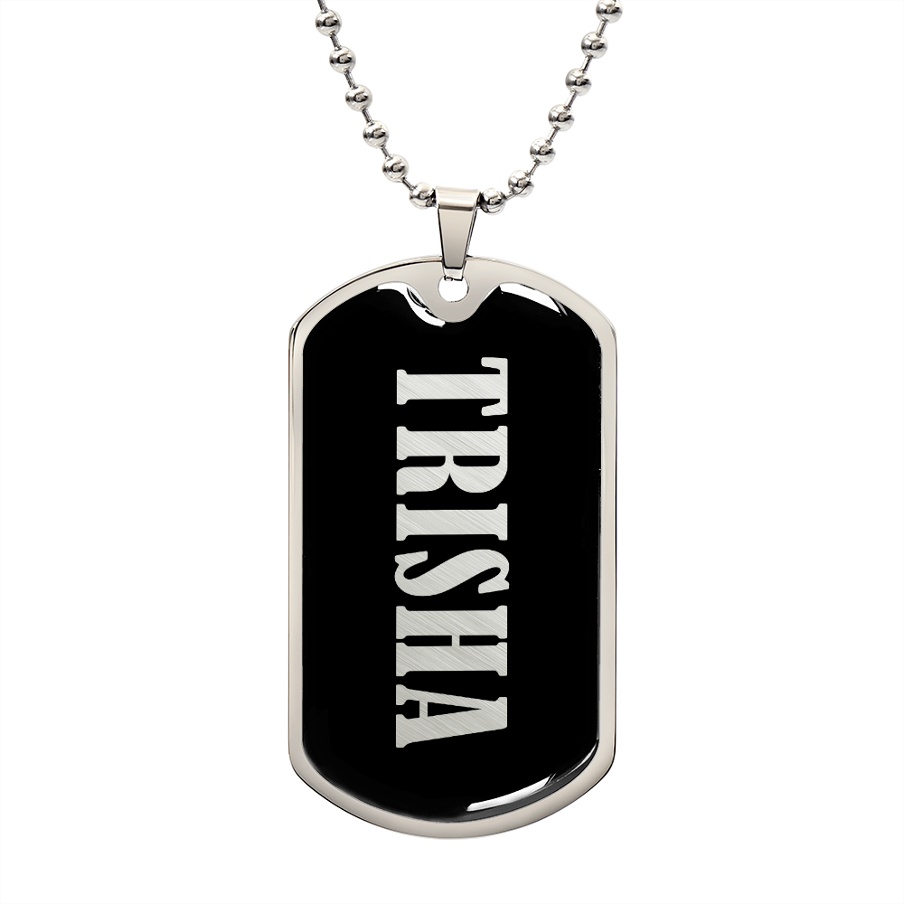 Trisha v02 - Luxury Dog Tag Necklace