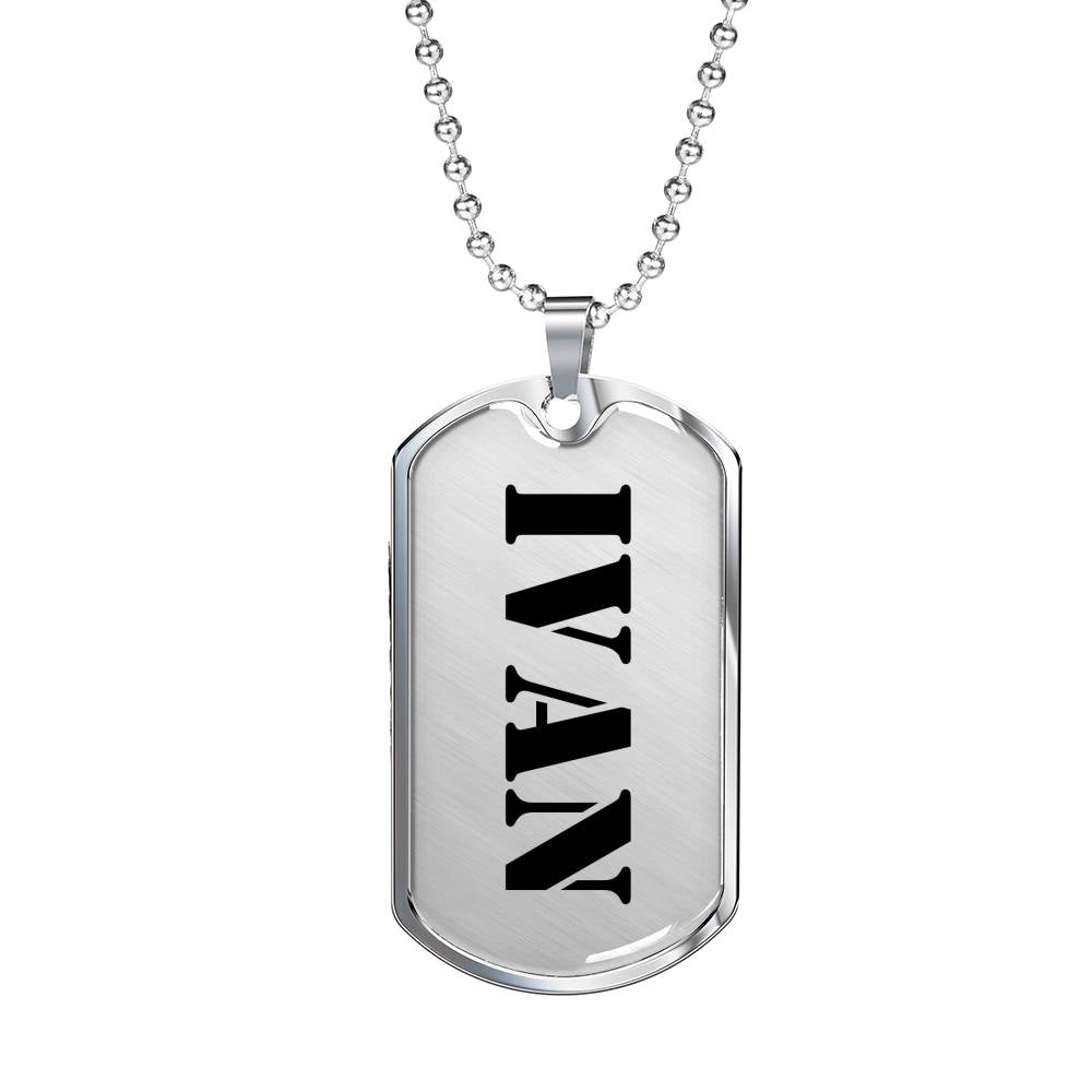 Ivan - Luxury Dog Tag Necklace