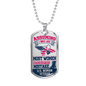 Woman Veteran - Luxury Dog Tag Necklace