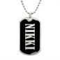 Nikki v02 - Luxury Dog Tag Necklace
