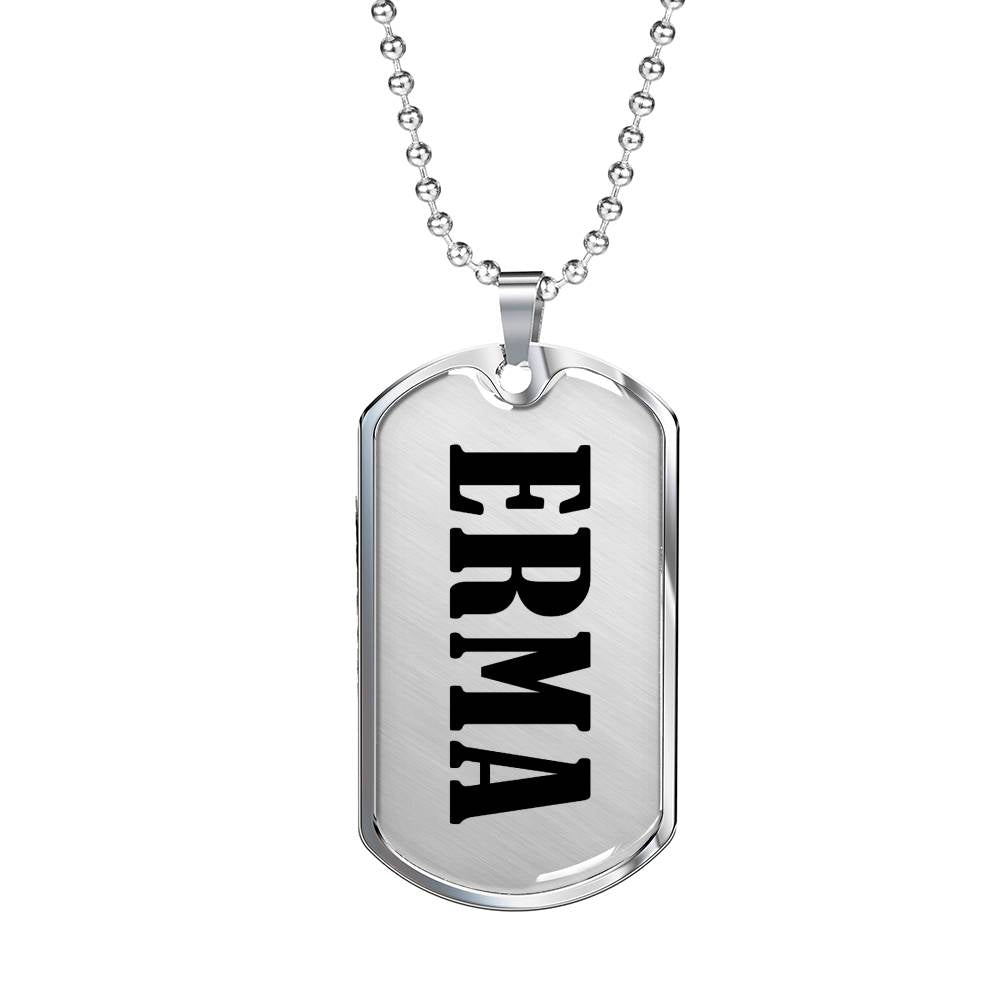 Erma v01 - Luxury Dog Tag Necklace