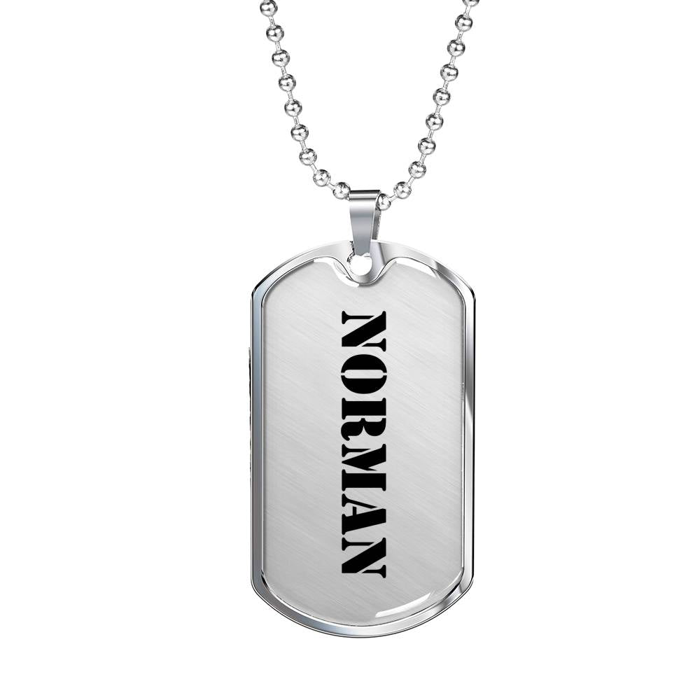 Norman - Luxury Dog Tag Necklace