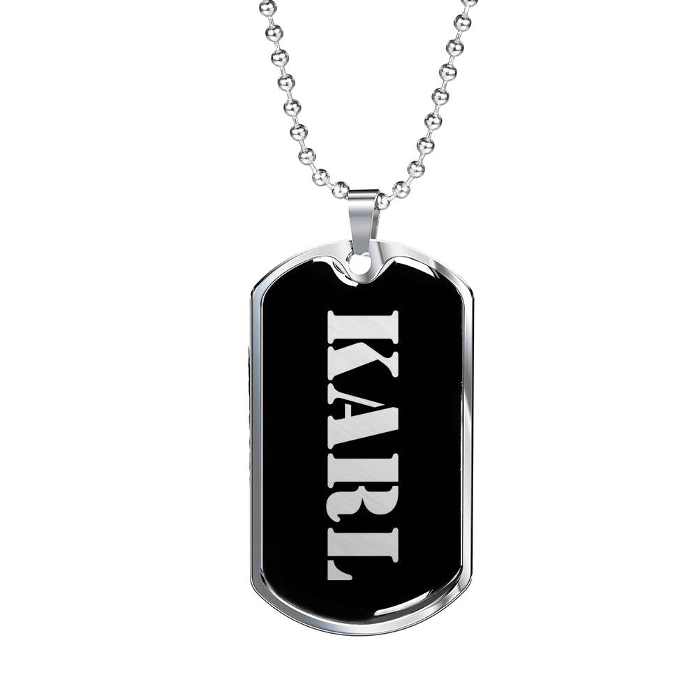 Karl v3 - Luxury Dog Tag Necklace