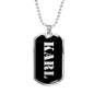 Karl v3 - Luxury Dog Tag Necklace