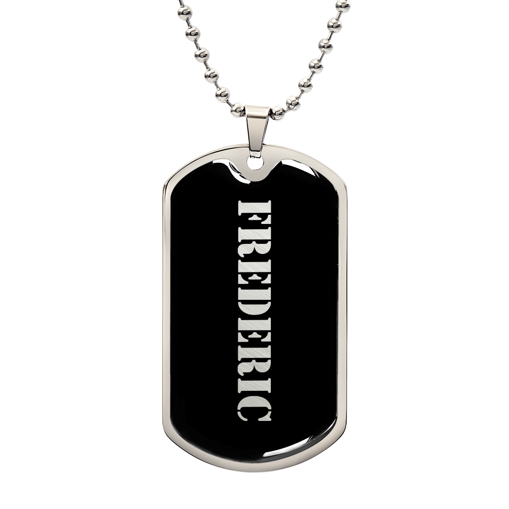 Frederic v2 - Luxury Dog Tag Necklace