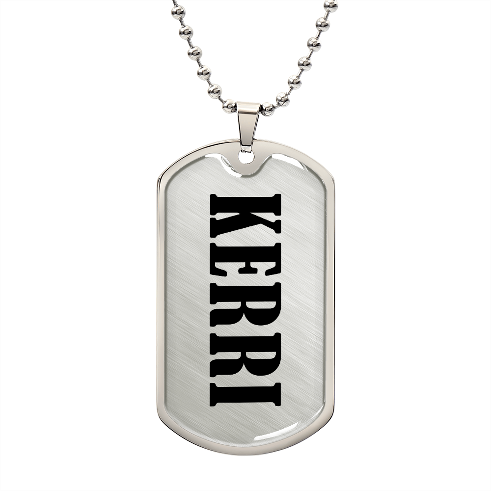 Kerri v01 - Luxury Dog Tag Necklace