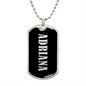 Adriana v02 - Luxury Dog Tag Necklace