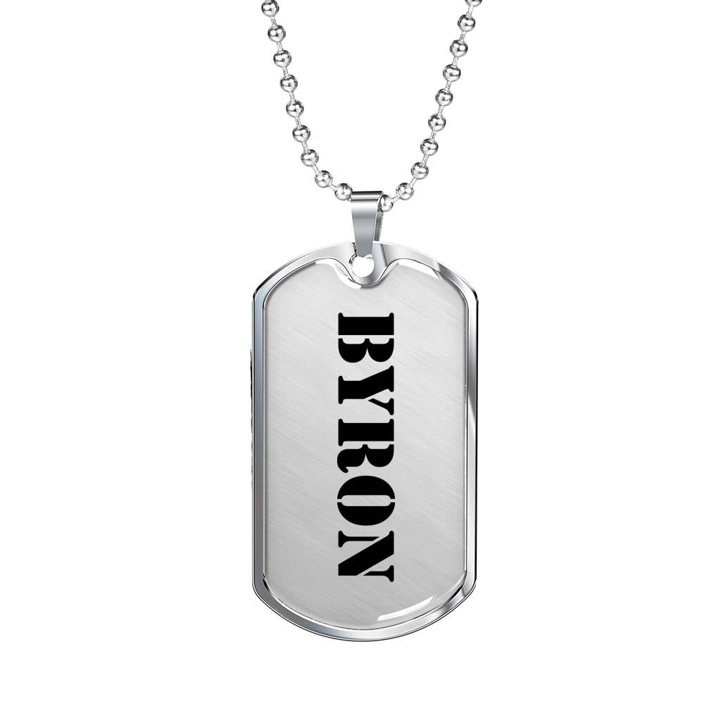 Byron - Luxury Dog Tag Necklace