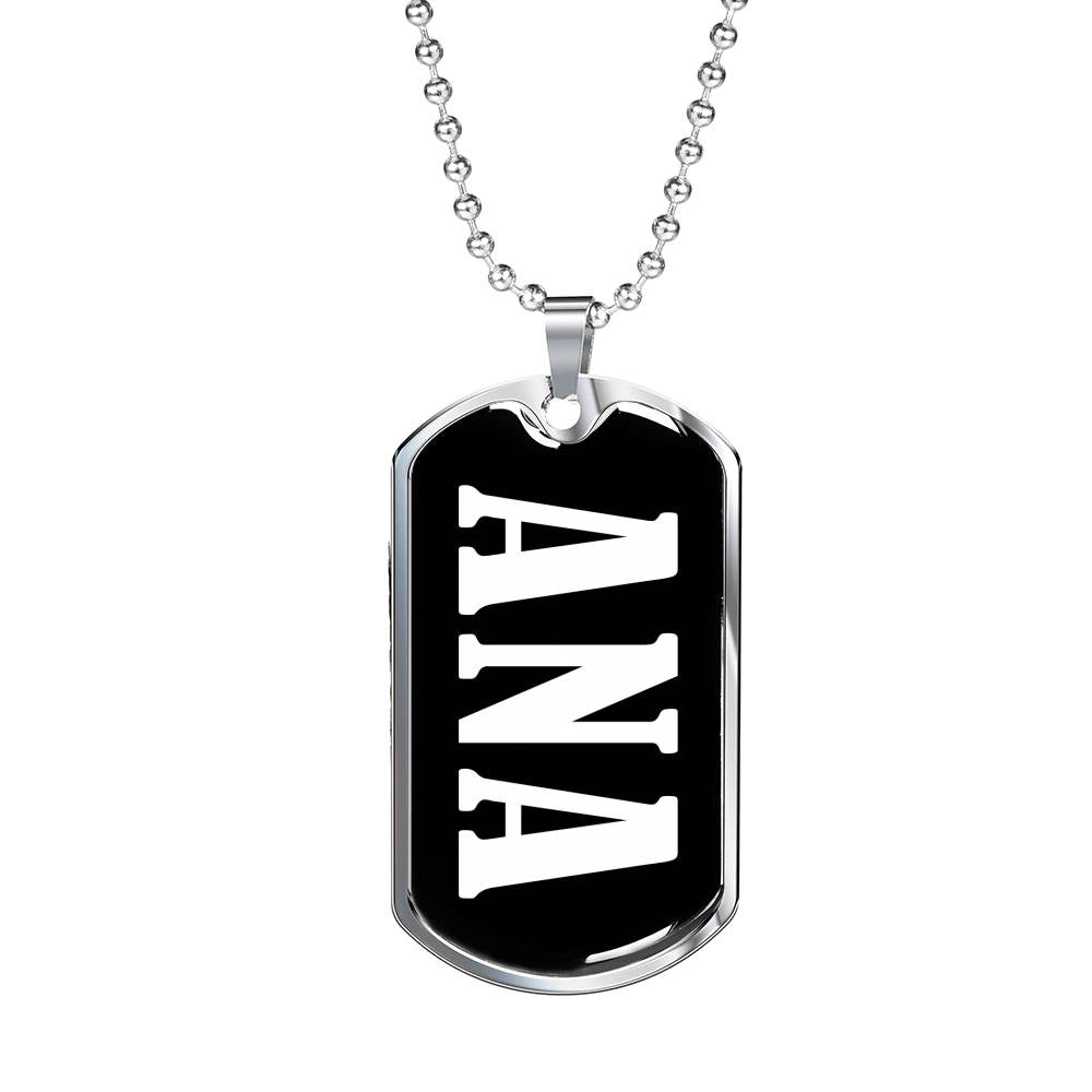 Ana v02 - Luxury Dog Tag Necklace