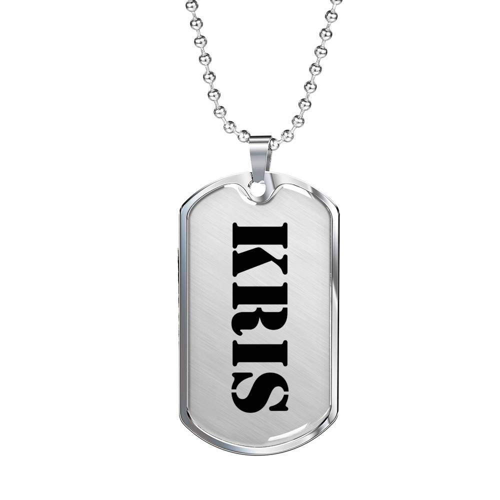Kris - Luxury Dog Tag Necklace