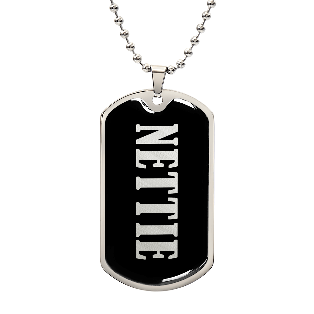 Nettie v02 - Luxury Dog Tag Necklace