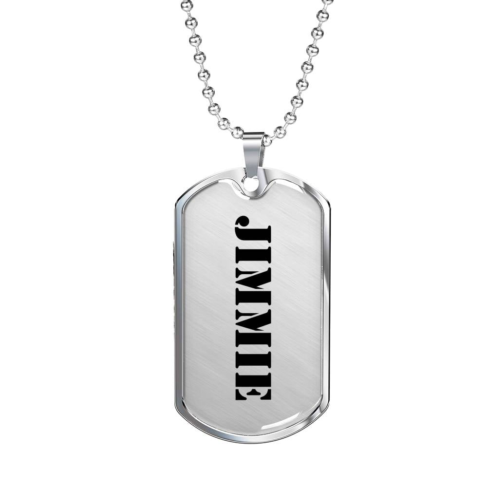 Jimmie - Luxury Dog Tag Necklace