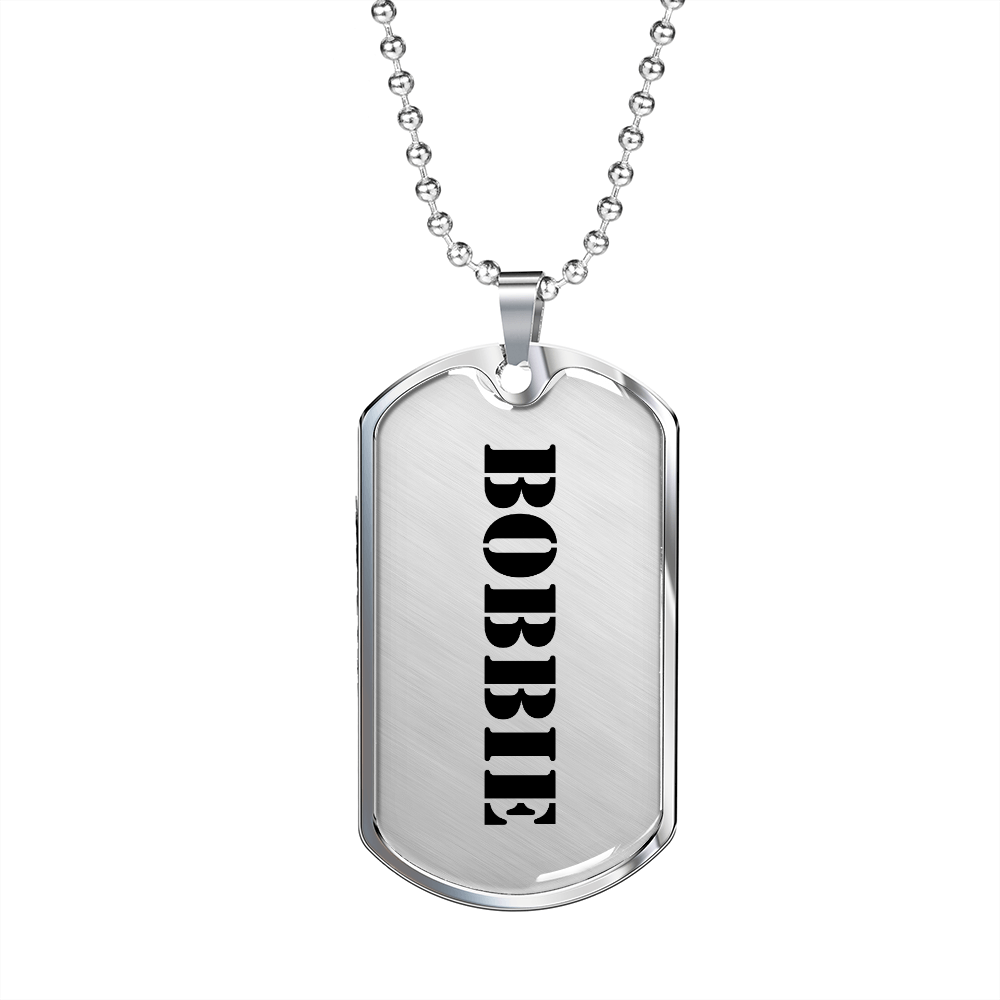 Bobbie - Luxury Dog Tag Necklace