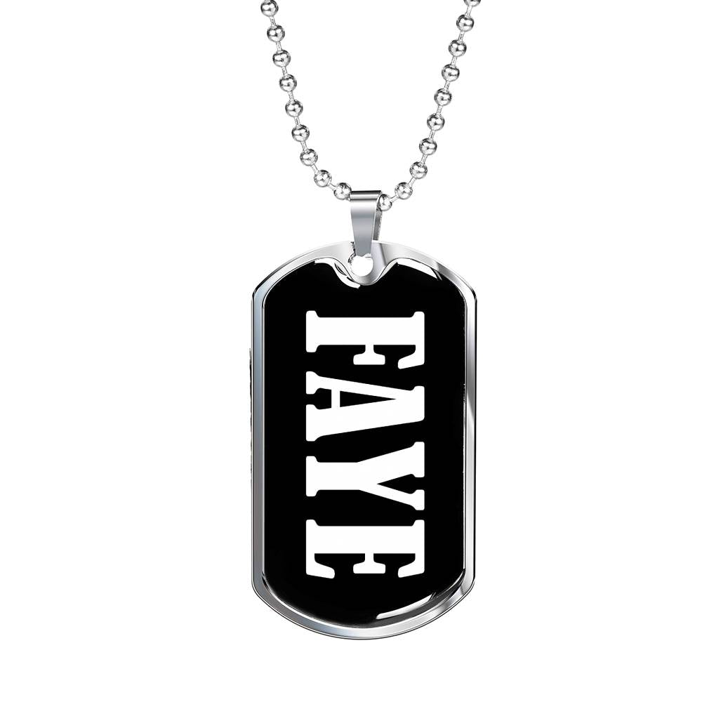 Faye v02 - Luxury Dog Tag Necklace