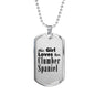 Clumber Spaniel - Luxury Dog Tag Necklace