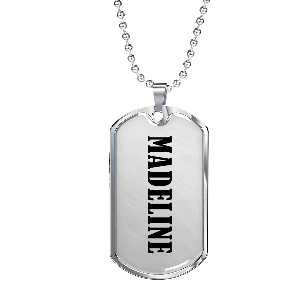 Madeline v01 - Luxury Dog Tag Necklace