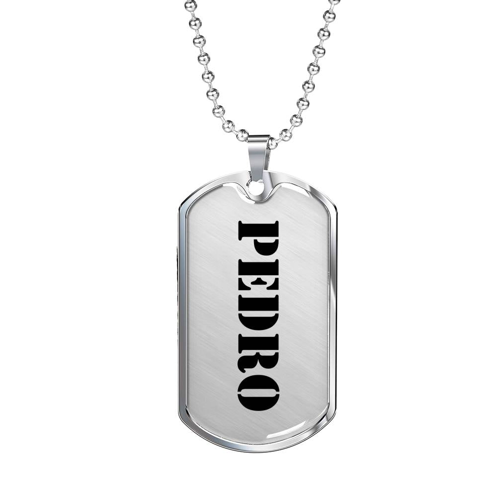 Pedro - Luxury Dog Tag Necklace
