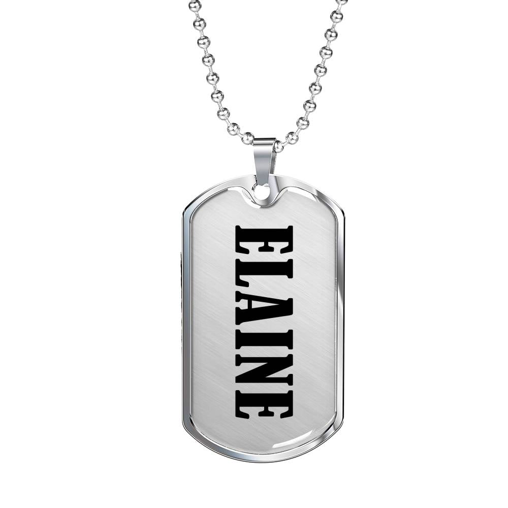 Elaine v01 - Luxury Dog Tag Necklace