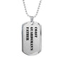 Coast Guardsman's Father - Luxury Dog Tag Necklace