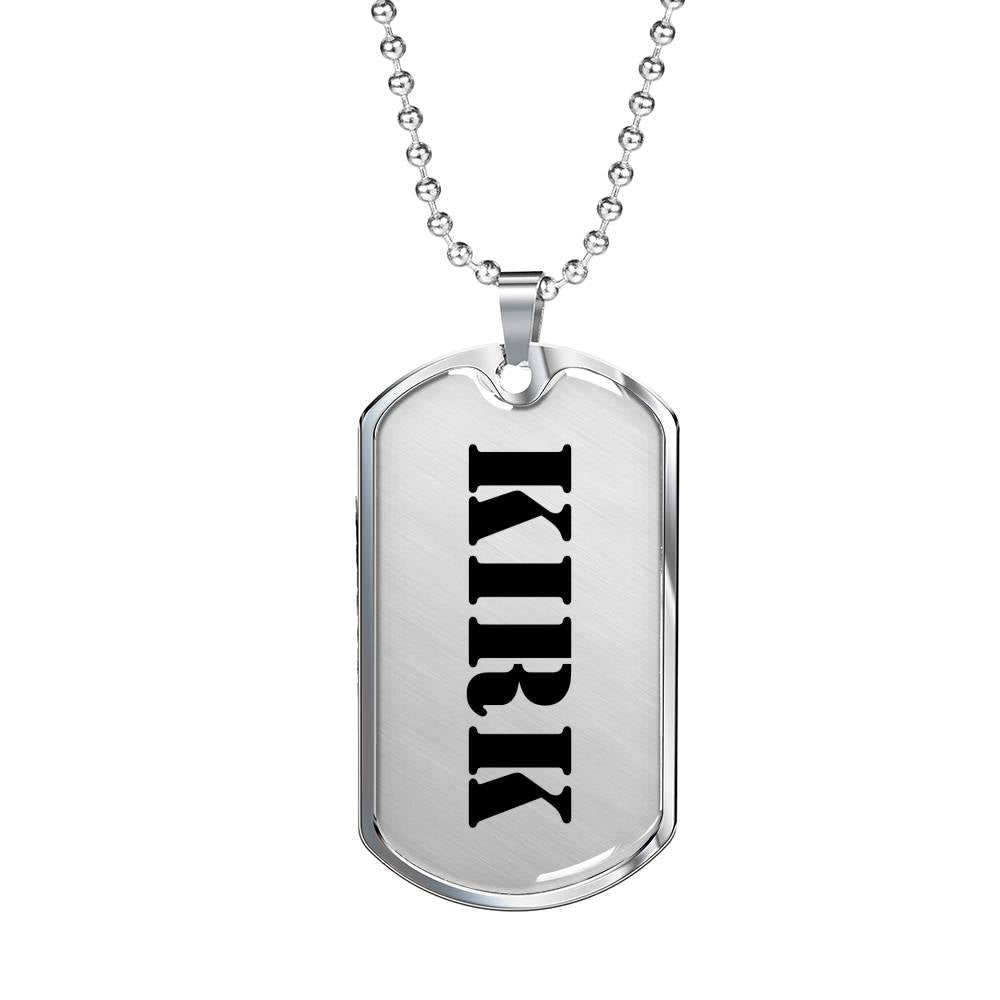 Kirk - Luxury Dog Tag Necklace