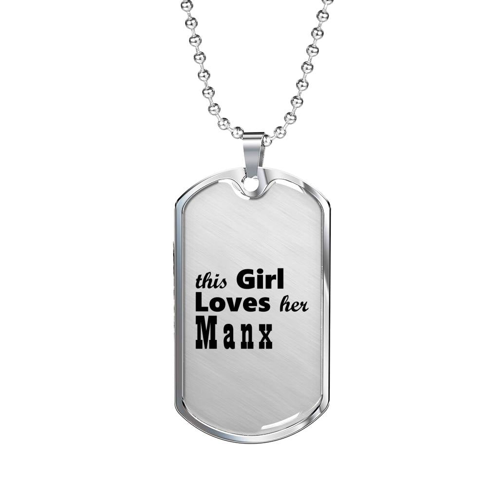 Manx - Luxury Dog Tag Necklace