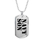 Navy Son - Luxury Dog Tag Necklace
