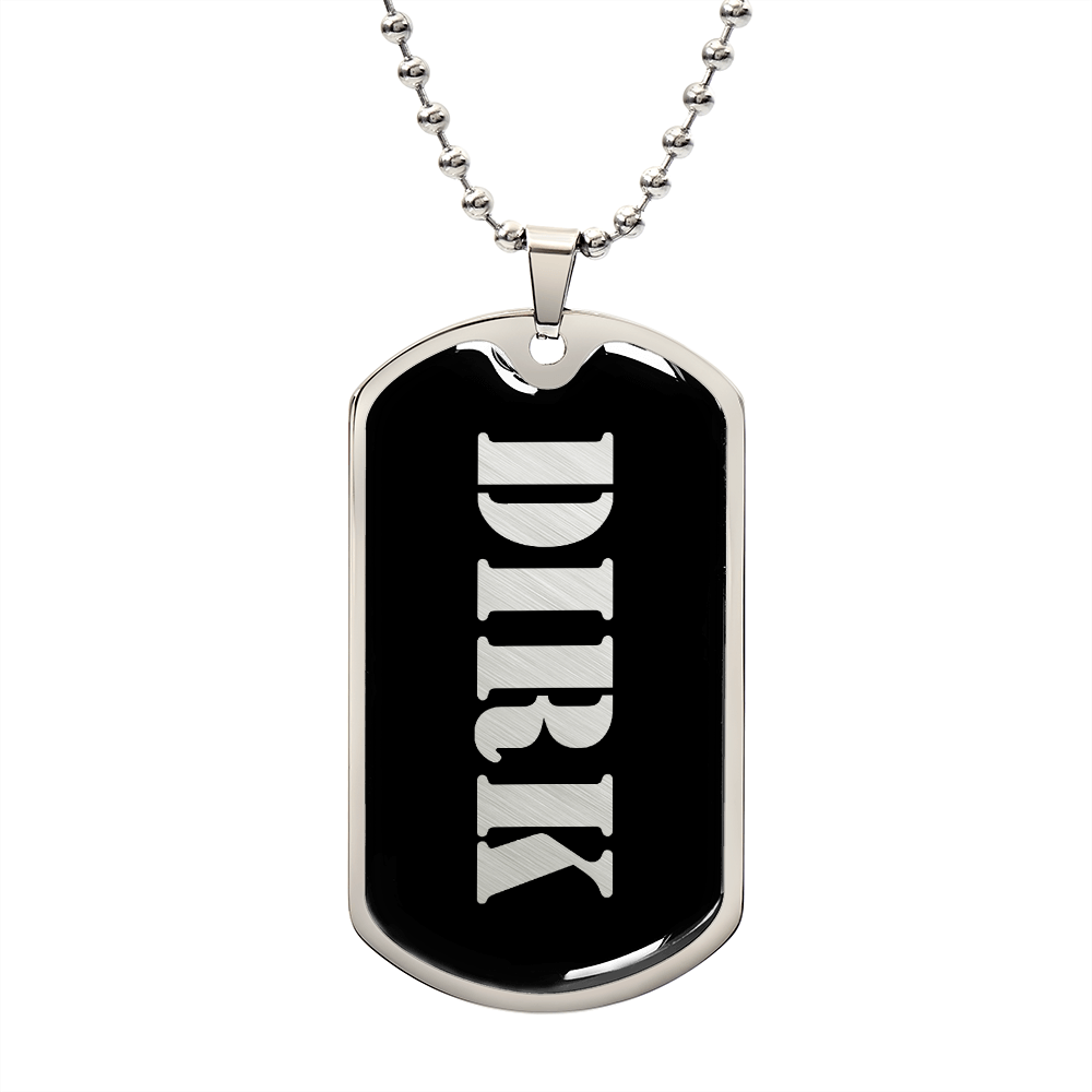 Dirk v2 - Luxury Dog Tag Necklace