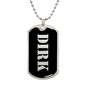 Dirk v2 - Luxury Dog Tag Necklace