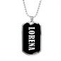 Lorena v03 - Luxury Dog Tag Necklace