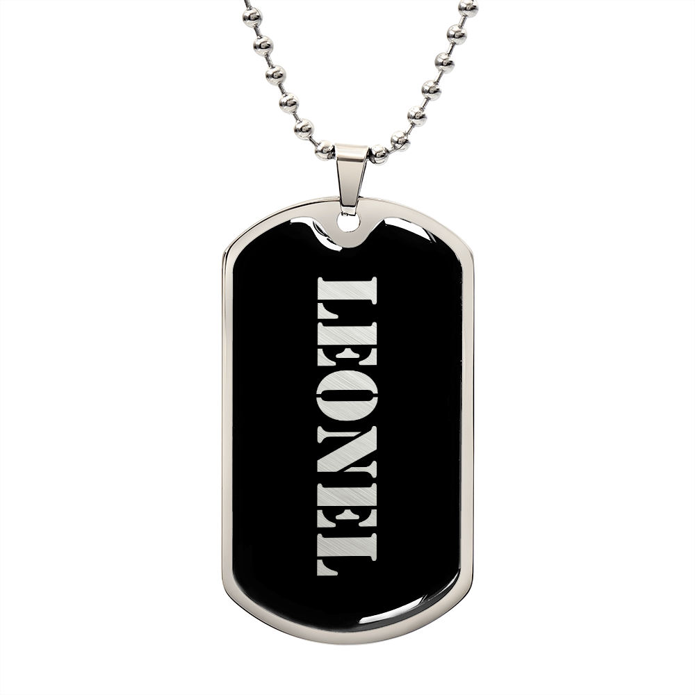 Leonel v2 - Luxury Dog Tag Necklace