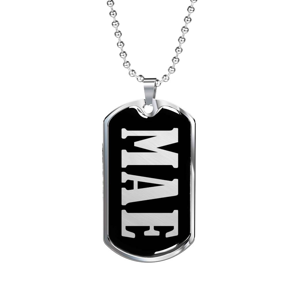Mae v01s - Luxury Dog Tag Necklace