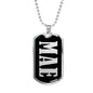 Mae v01s - Luxury Dog Tag Necklace