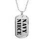 Navy Niece - Luxury Dog Tag Necklace