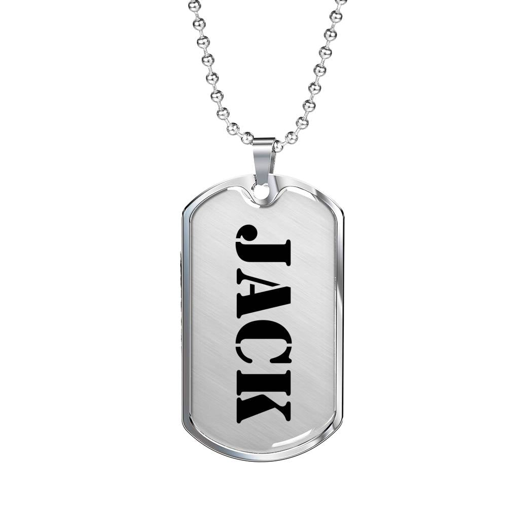 Jack - Luxury Dog Tag Necklace
